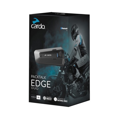 Cardo Packtalk Edge JBL Duo - 3 jaar garantie Cardo Packtalk Edge JBL Duo - 3 jaar garantie